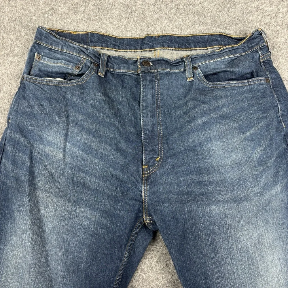 Levi's 505 Jeans Mens 40x32 (Fits 38x32) Straight Leg Dark Wash Classic Blue EUC